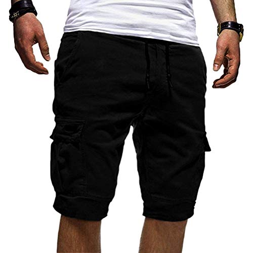 Onsoyours Chino Shorts Bermuda Kurze Hose Mit Gürtel Aus Stretch-Material Regular Fit Schwarz X-Small von Onsoyours