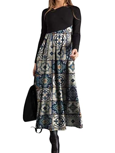 Onsoyours Damen Blumen Muster Rundhals Casual Blusenkleid Kleider Blusenkleid Elegant Longshirt V-Ausschnitt Hemdkleid Kurze Minikleid Mit Knöpfe D Mehrfarbig 08 XL von Onsoyours