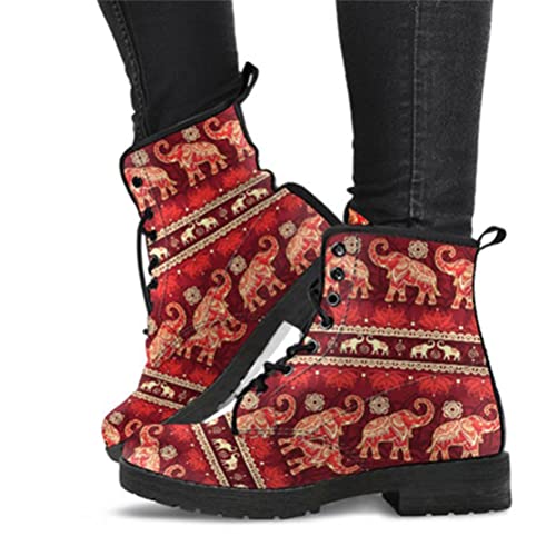 Onsoyours Damen Herbst Winter Stiefel Gothic Chelsea Boot Punk Stiefeletten Biker Boot Knöchel Stiefel Mit Blockabsatz Gotisch Retro Drucken Kurze Stiefeletten A Elefant 41 EU Onsoyours Damen Herbst Winter Stiefel Gothic Chelsea Boot Punk Stiefeletten Biker Boot Knöchel Stiefel Mit Blockabsatz Gotisch Retro Drucken Kurze Stiefeletten A Elefant 41 EU von Onsoyours