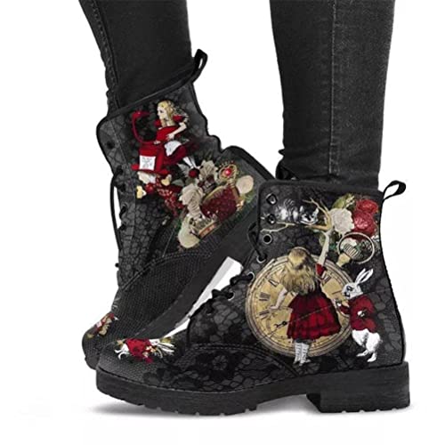 Onsoyours Damen Herbst Winter Stiefel Gothic Chelsea Boot Punk Stiefeletten Biker Boot Knöchel Stiefel Mit Blockabsatz Gotisch Retro Drucken Kurze Stiefeletten A Rotes Kaninchen 38 EU Onsoyours Damen Herbst Winter Stiefel Gothic Chelsea Boot Punk Stiefeletten Biker Boot Knöchel Stiefel Mit Blockabsatz Gotisch Retro Drucken Kurze Stiefeletten A Rotes Kaninchen 38 EU von Onsoyours