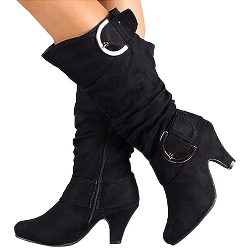 Onsoyours Damen High Heels Hohe Stiefel Lange Stiefel Wildleder Boots Sexy Herbst Winter Elegant Chic Schuhe Schwarz 43 EU Onsoyours Damen High Heels Hohe Stiefel Lange Stiefel Wildleder Boots Sexy Herbst Winter Elegant Chic Schuhe Schwarz 43 EU von Onsoyours