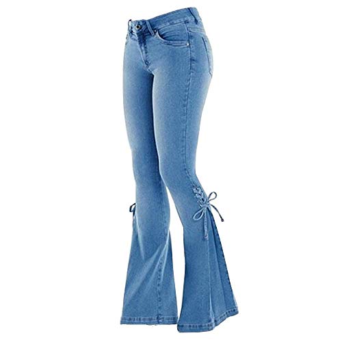 Onsoyours Damen Jeanshose Lang Stretch Skinny Jeanshose Elegant Bootcut Schlaghose High Waist Weites Bein Denim Hose Schlagjeans H Dunkelblau L Onsoyours Damen Jeanshose Lang Stretch Skinny Jeanshose Elegant Bootcut Schlaghose High Waist Weites Bein Denim Hose Schlagjeans H Dunkelblau L von Onsoyours