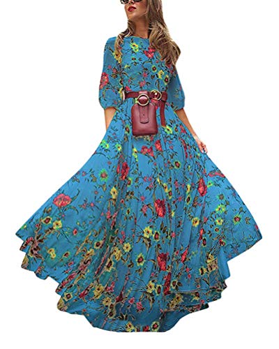 Onsoyours Damen Kleid Abendkleid Schulterfreies Cocktailkleid Jerseykleid Skaterkleid Hochzeit Elegant Festlich Partykleid Glänzend Und Hoch Geschnitten Brautjungfernkleider Blau M von Onsoyours