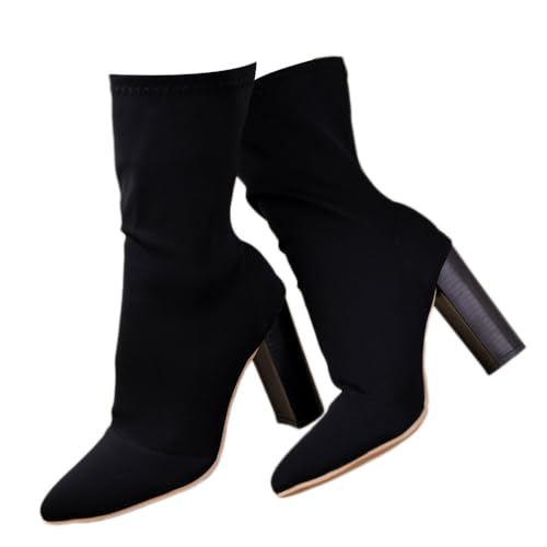 Onsoyours Damen Plissiert Halbhohe Stiefel Gespitzte Zehe Stiefel Wildleder Boots High Heels Sexy Herbst Winter Mode Elegant Chic Schuhe C Schwarz 42 EU Onsoyours Damen Plissiert Halbhohe Stiefel Gespitzte Zehe Stiefel Wildleder Boots High Heels Sexy Herbst Winter Mode Elegant Chic Schuhe C Schwarz 42 EU von Onsoyours