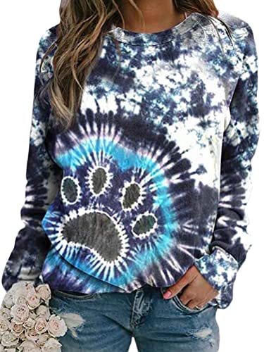 Onsoyours Damen Pullover Katze Bedrucktes Rundhals Jumpers Sweatshirt Vintage Langarmshirt Oversized Langarm Oberteile Mode Freizeit Sweater Pulli Lässige Retro Blusen Stil-1 XL Onsoyours Damen Pullover Katze Bedrucktes Rundhals Jumpers Sweatshirt Vintage Langarmshirt Oversized Langarm Oberteile Mode Freizeit Sweater Pulli Lässige Retro Blusen Stil-1 XL von Onsoyours