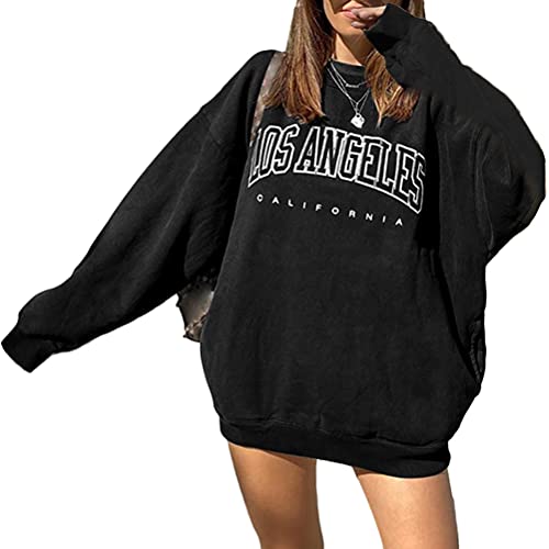 Onsoyours Damen Schmetterling Pulli Sweatshirts Hoodie Sport Langarm Kapuzenpullover Mode Bequem Casual Pulli Mit Kordel Und Taschen U Schwarz XL von Onsoyours