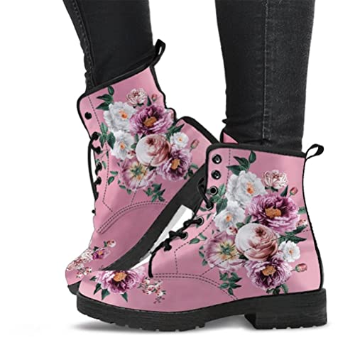 Onsoyours Damen Stiefel Gothic Chelsea Boot Punk Stiefeletten Boot Knöchel Stiefel Mit Blockabsatz Gotisch Drucken Retro Kurze Stiefeletten Herbst Winter A Rosa 40 EU Onsoyours Damen Stiefel Gothic Chelsea Boot Punk Stiefeletten Boot Knöchel Stiefel Mit Blockabsatz Gotisch Drucken Retro Kurze Stiefeletten Herbst Winter A Rosa 40 EU von Onsoyours