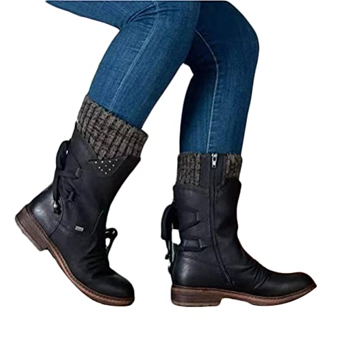 Onsoyours Damen Stiefeletten Modisch mit Niedrige Absätze Comfort Ankle Boots Stiefelette Knöchel Schneestiefel Schuhe Herbst Winter Schwarz 40 EU Onsoyours Damen Stiefeletten Modisch mit Niedrige Absätze Comfort Ankle Boots Stiefelette Knöchel Schneestiefel Schuhe Herbst Winter Schwarz 40 EU von Onsoyours