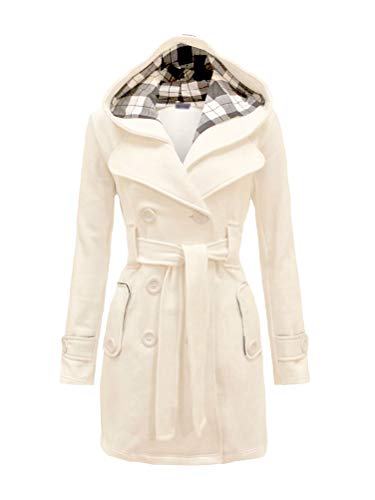 Onsoyours Damen Trenchcoat Zweireiher Langer Mantel Herbst Winter Fleece Winterjacke Warm Gefüttert Kunstpelz Wintermantel Winterparka Lang Mantel Mit Gürtel Beige XS Onsoyours Damen Trenchcoat Zweireiher Langer Mantel Herbst Winter Fleece Winterjacke Warm Gefüttert Kunstpelz Wintermantel Winterparka Lang Mantel Mit Gürtel Beige XS von Onsoyours