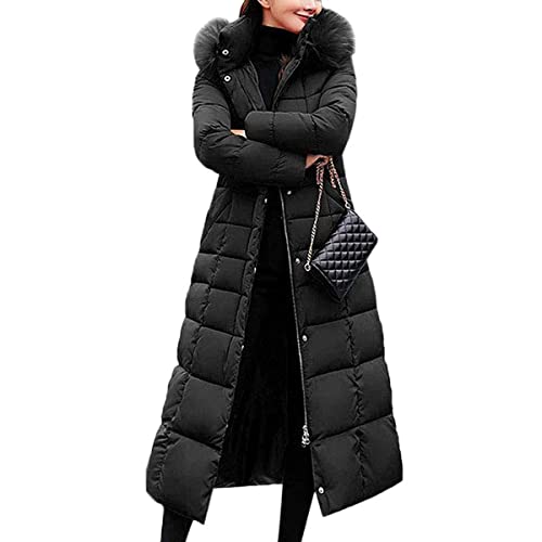Onsoyours Damen Winter Jacke Parka Daunenjacke Winter Frau Warme Fellkapuze Lange Dicke Jacke Mantel Outwear Winterjacke Basic Steppmantel A Schwarz S Onsoyours Damen Winter Jacke Parka Daunenjacke Winter Frau Warme Fellkapuze Lange Dicke Jacke Mantel Outwear Winterjacke Basic Steppmantel A Schwarz S von Onsoyours