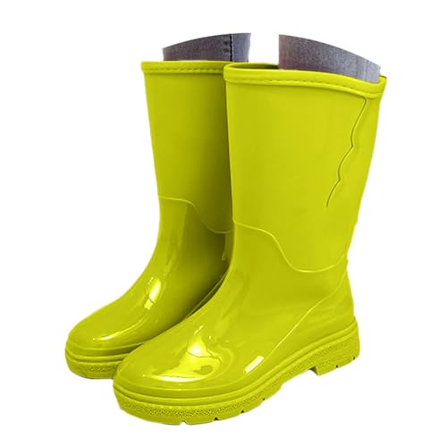 Onsoyours Gummistiefel Damen Halbhoch Gartenschuhe Sommer Rain Boots Regenstiefel Halbgummistiefel Wasserdicht Regenschuhe Reitstiefel B Grün 41 EU von Onsoyours