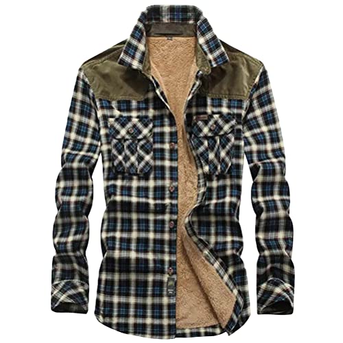 Onsoyours Hemd Herren Langarm Kariert Freizeithemd Innenfutter Winter Holzfällerhemd Thermohemd Button Down Shirt Hemdjacke Winterjacke Mantel Flanellhemd A Blau L Onsoyours Hemd Herren Langarm Kariert Freizeithemd Innenfutter Winter Holzfällerhemd Thermohemd Button Down Shirt Hemdjacke Winterjacke Mantel Flanellhemd A Blau L von Onsoyours
