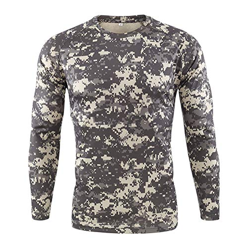 Onsoyours Herren Outdoor Schnell Trocknend Camouflage Langarm Tops Python-Muster Bluse T-Shirts Tactical Mountaineering Schnelltrocknendes Langarmshirt B Grau XXL Onsoyours Herren Outdoor Schnell Trocknend Camouflage Langarm Tops Python-Muster Bluse T-Shirts Tactical Mountaineering Schnelltrocknendes Langarmshirt B Grau XXL von Onsoyours