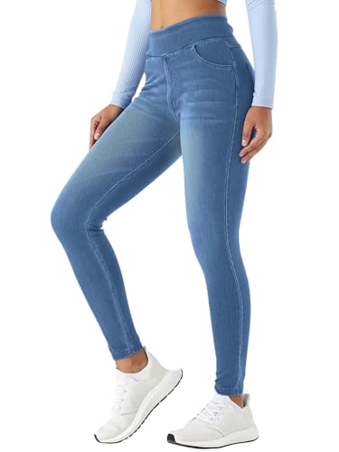 Onsoyours Jeggings Damen Stretch High Waist Skinny Jeans Leggings Jeanshose Gym Jogging Yogahose Sexy Denim Jeggings A Hellblau 01 XL Onsoyours Jeggings Damen Stretch High Waist Skinny Jeans Leggings Jeanshose Gym Jogging Yogahose Sexy Denim Jeggings A Hellblau 01 XL von Onsoyours