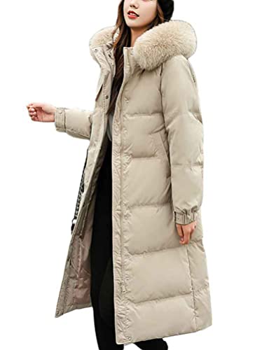Onsoyours Mantel Mantel Outwear Frauen Winterjacke Warm Slim Pelzkragen Reißverschluss Dicker A Khaki M Onsoyours Mantel Mantel Outwear Frauen Winterjacke Warm Slim Pelzkragen Reißverschluss Dicker A Khaki M von Onsoyours