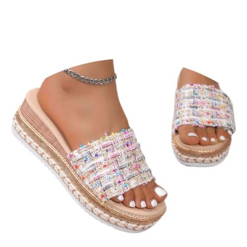 Onsoyours Sandalen Damen Sommerschuhe Pantoletten Keilabsatz Casual Sommer Wedge Peep Toe Plattform Keilsandalen Espadrilles Plateau Sandalen Strandsandalen B Mehrfarbig 36 EU Onsoyours Sandalen Damen Sommerschuhe Pantoletten Keilabsatz Casual Sommer Wedge Peep Toe Plattform Keilsandalen Espadrilles Plateau Sandalen Strandsandalen B Mehrfarbig 36 EU von Onsoyours
