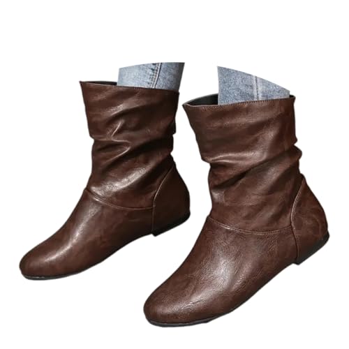Onsoyours Stiefeletten Damen Flache PU Schlupfstiefel Kurzstiefel Halbstiefel Übergangsstiefel Slip On Ankle Boots A Kaffee 40 EU Onsoyours Stiefeletten Damen Flache PU Schlupfstiefel Kurzstiefel Halbstiefel Übergangsstiefel Slip On Ankle Boots A Kaffee 40 EU von Onsoyours