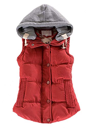Onsoyours Weste Damen Armelloser Stehkragen Mantel Faux Pelz Westen Kunstpelz Lange Fellweste Winterjacke Parka Fell Mäntel Herbst Tops Teddyfleece Weste Cardigan Mantel A Weinrot M von Onsoyours