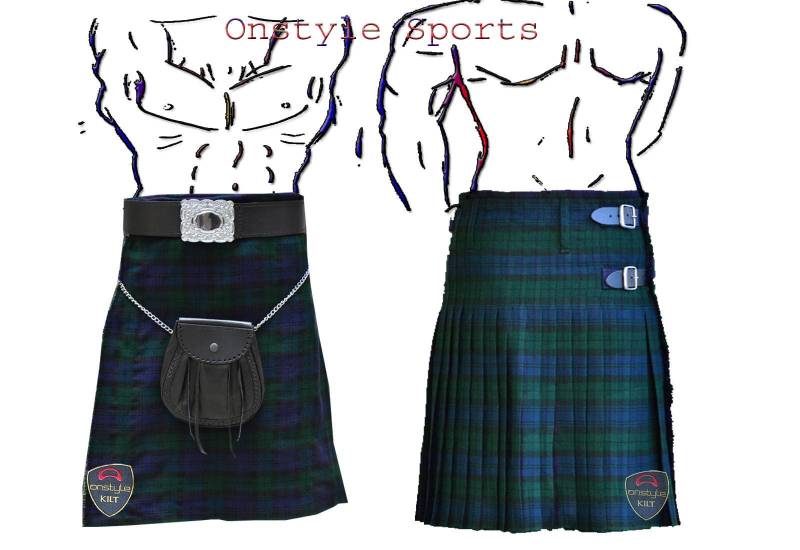 Onstyle Scottish Highland Active Herren Dienstprogramm Sport Schwarz Uhr Tartan Kilt - Sonderangebot Holen Sie Sich Ein Paar Blitze Kostenlos Im Wert Onstyle Scottish Highland Active Herren Dienstprogramm Sport Schwarz Uhr Tartan Kilt - Sonderangebot Holen Sie Sich Ein Paar Blitze Kostenlos Im Wert von OnstyleSports