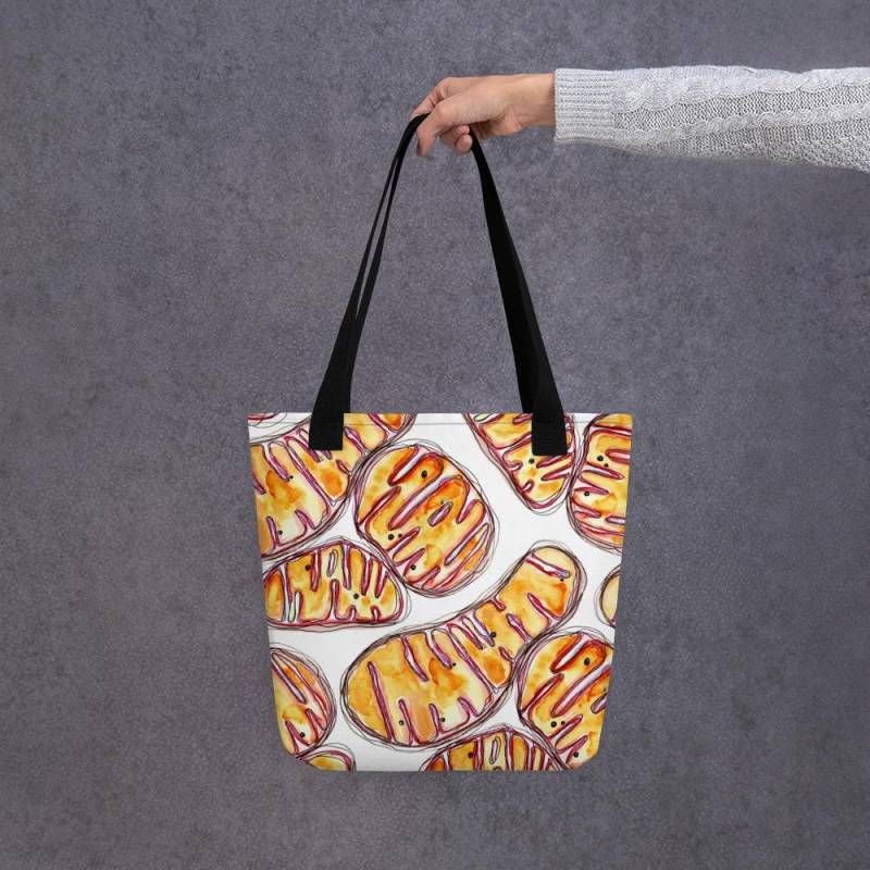Mitochondria Tote Bag - Gift For Scientist, Cell Biology Bag, Teacher Appreciation von Ontogenie