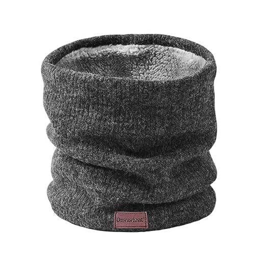 Onvavient Schal Herren Winter, Winter Halsschlauch Ski, Schlauchschal Halstuch Halswärmer Gesichtsschal Fleece Loop Schal Männer Frauen Warm Dick Loopschal Nackenwärmer von Onvavient