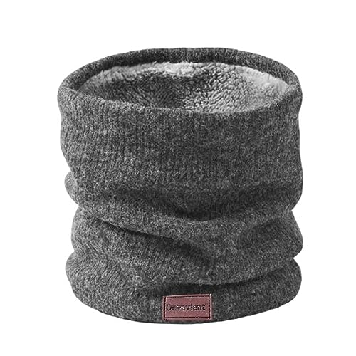 Onvavient Schal Herren Winter, Winter Halsschlauch Ski, Schlauchschal Halstuch Halswärmer Gesichtsschal Fleece Loop Schal Männer Frauen Warm Dick Loopschal Nackenwärmer von Onvavient