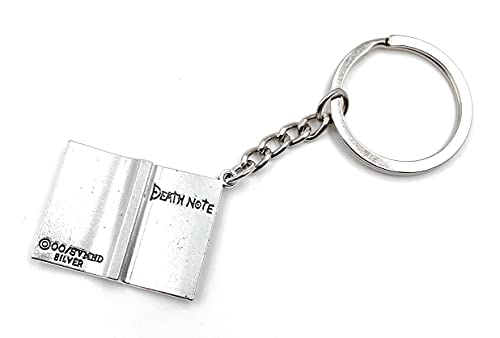 Onwomania Death Note Totenbuch Schlüsselanhänger Metall Glücksbringer in Alu Geschenkbox, ideal zum Verschenken von Onwomania