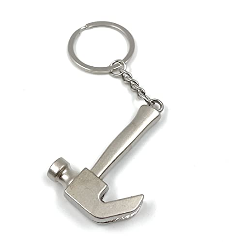 Onwomania Hammer Zimmermann Werkzeug Schlüsselanhänger Metall Glücksbringer in Alu Geschenkbox, ideal zum Verschenken Onwomania Hammer Zimmermann Werkzeug Schlüsselanhänger Metall Glücksbringer in Alu Geschenkbox, ideal zum Verschenken von Onwomania