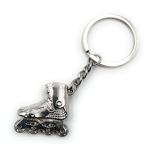 Onwomania Inline Skates Rollschuhe Schlüsselanhänger Metall Glücksbringer in Alu Geschenkbox, ideal zum Verschenken Onwomania Inline Skates Rollschuhe Schlüsselanhänger Metall Glücksbringer in Alu Geschenkbox, ideal zum Verschenken von Onwomania