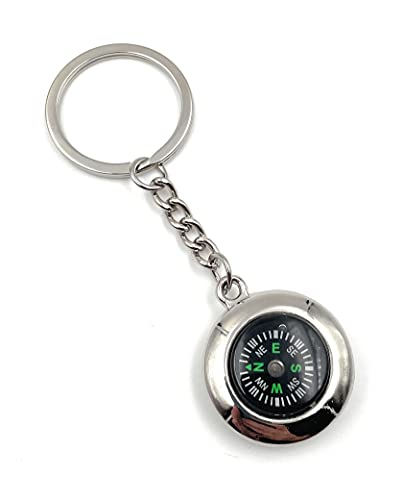 Onwomania - "Kompass Schlüsselanhänger - Metall Glücksbringer ideal als Geschenk z.B. für den besten Freund, die beste Freundin, Mama - Für Männer, Frauen & Kinder von Onwomania