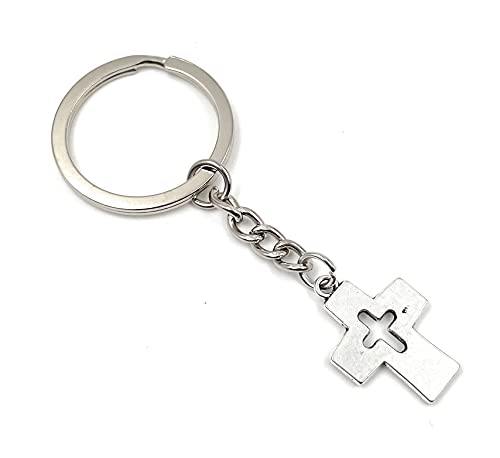 Onwomania Kreuz Schlüsselanhänger Metall Glücksbringer in Alu Geschenkbox, ideal zum Verschenken Onwomania Kreuz Schlüsselanhänger Metall Glücksbringer in Alu Geschenkbox, ideal zum Verschenken von Onwomania