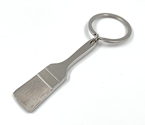 Onwomania Pinsel Maler Lackierer Schlüsselanhänger Metall Glücksbringer in Alu Geschenkbox, ideal zum Verschenken von Onwomania