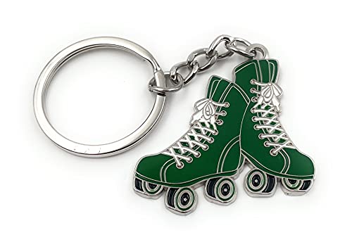 Onwomania Rollschuh Inliner Roller Glücksbringer Schlüsselanhängerin Alu Geschenkbox, ideal zum Verschenken von Onwomania