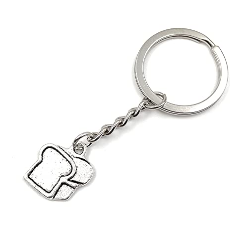 Onwomania Toastbrot Toast Brot Schlüsselanhänger Metall Glücksbringer in Alu Geschenkbox, ideal zum Verschenken Onwomania Toastbrot Toast Brot Schlüsselanhänger Metall Glücksbringer in Alu Geschenkbox, ideal zum Verschenken von Onwomania