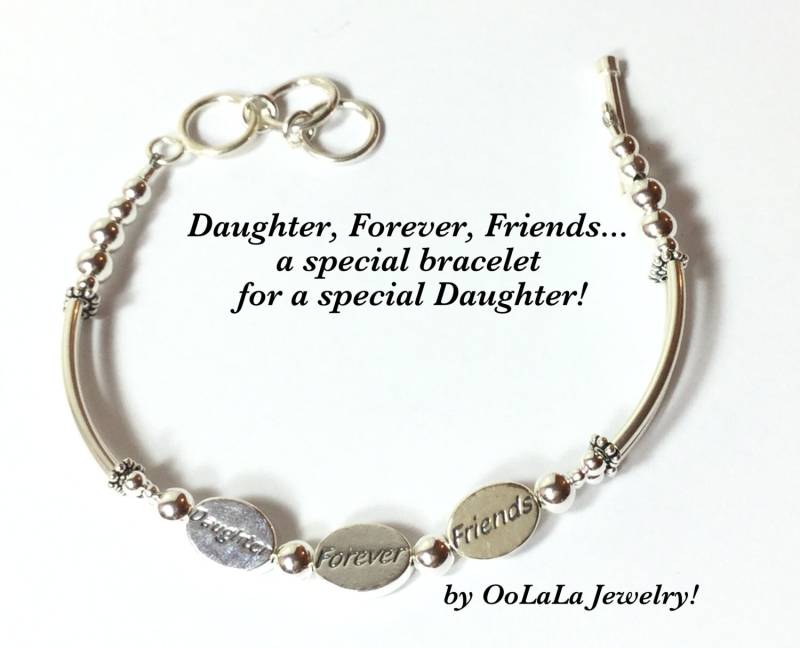 Tochter Fürever Freund Armband, Tochter Schmuck, Geschenk, Personalisierte Armband Freundin Schmuck von OoLaLaJewelry