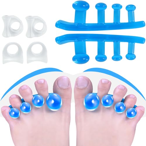 Oogway Master Zehentrenner & Dehner, Gel-Zehenspreizer, Korrektur von Ballenzehen und Wiederherstellung der Zehen in ihre ursprüngliche Form – für Damen und Herren – 3er-Pack (1 Paar Separator & 2 Oogway Master Zehentrenner & Dehner, Gel-Zehenspreizer, Korrektur von Ballenzehen und Wiederherstellung der Zehen in ihre ursprüngliche Form – für Damen und Herren – 3er-Pack (1 Paar Separator & 2 von Oogway Master