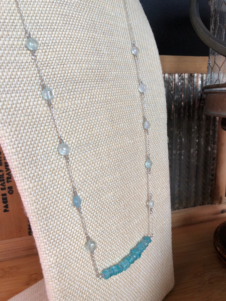 Aquamarin Träume Set von OohShinyJewelryCo