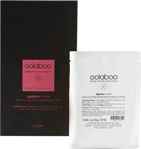 Oolaboo Enwrap Face Hydrating Fleece Mask 3 Stk. von Oolaboo