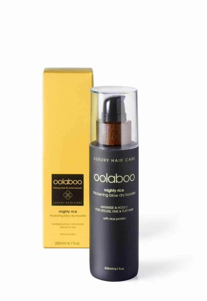 Oolaboo Haarshampoo Oolaboo Mighty Rice Thickening Blow Dry Booster 200ml von Oolaboo