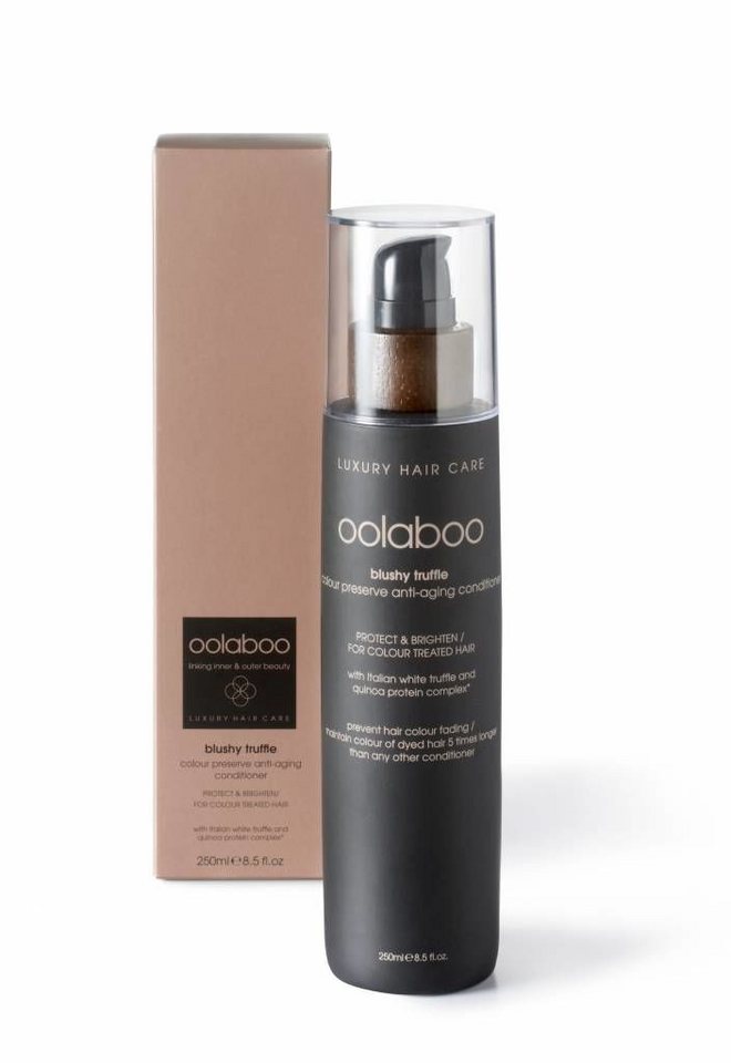 Oolaboo Haarspülung Oolaboo Blushy Truffle Color Preserve Anti-Aging Conditioner 250ml Oolaboo Haarspülung Oolaboo Blushy Truffle Color Preserve Anti-Aging Conditioner 250ml von Oolaboo