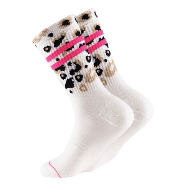 Socken "Ooley Leo allover" aus Biobaumwolle made in Italy von Ooley