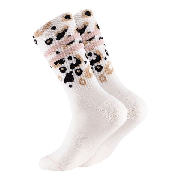 Socken "Ooley Leo allover" aus Biobaumwolle made in Italy von Ooley