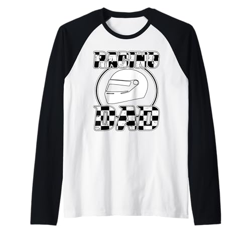 Racing Dad Vater des Jungen Rennfahrers Pit Crew Racing Team Raglan von Oort 33 Production