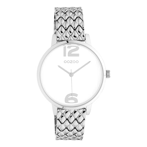 Oozoo Timepieces Damen Uhr - Armbanduhr Damen mit 15mm Metallarmband | Hochwertige Uhr für Frauen - Edle Analog Damenuhr in rund C10920 von Oozoo