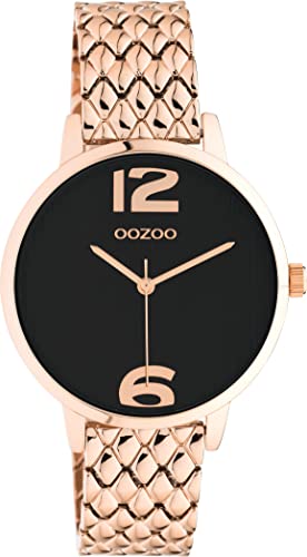 Oozoo Timepieces Damen Uhr - Armbanduhr Damen mit 15mm breites Metallarmband | Hochwertige Uhr für Frauen - Edle Analog Damenuhr in rund C11024 Oozoo Timepieces Damen Uhr - Armbanduhr Damen mit 15mm breites Metallarmband | Hochwertige Uhr für Frauen - Edle Analog Damenuhr in rund C11024 von Oozoo