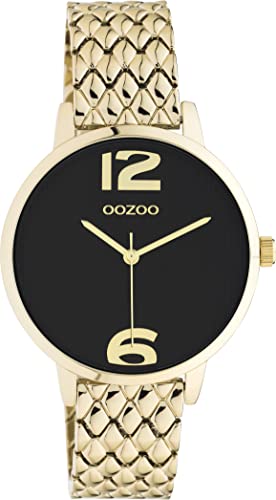 Oozoo Timepieces Damen Uhr - Armbanduhr Damen mit 15mm breites Metallarmband | Hochwertige Uhr für Frauen - Edle Analog Damenuhr in rund C11023 von Oozoo