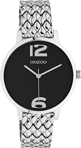 Oozoo Timepieces Damen Uhr - Armbanduhr Damen mit 15mm breites Metallarmband | Hochwertige Uhr für Frauen - Edle Analog Damenuhr in rund C11021 von Oozoo