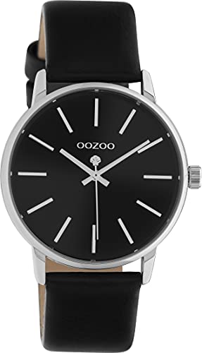 Oozoo Timepieces Damen Uhr - Armbanduhr Damen mit 18mm Lederarmband | Hochwertige Uhr für Frauen - Edle Analog Damenuhr in rund C10724 von Oozoo