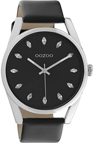 Oozoo Timepieces Damen Uhr - Armbanduhr Damen mit 20mm Lederarmband - Analog Damenuhr in rund C10818 von Oozoo