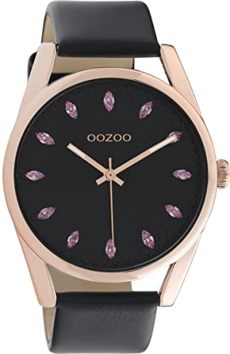 Oozoo Timepieces Damen Uhr - Armbanduhr Damen mit 20mm Lederarmband - Analog Damenuhr in rund C10819 von Oozoo